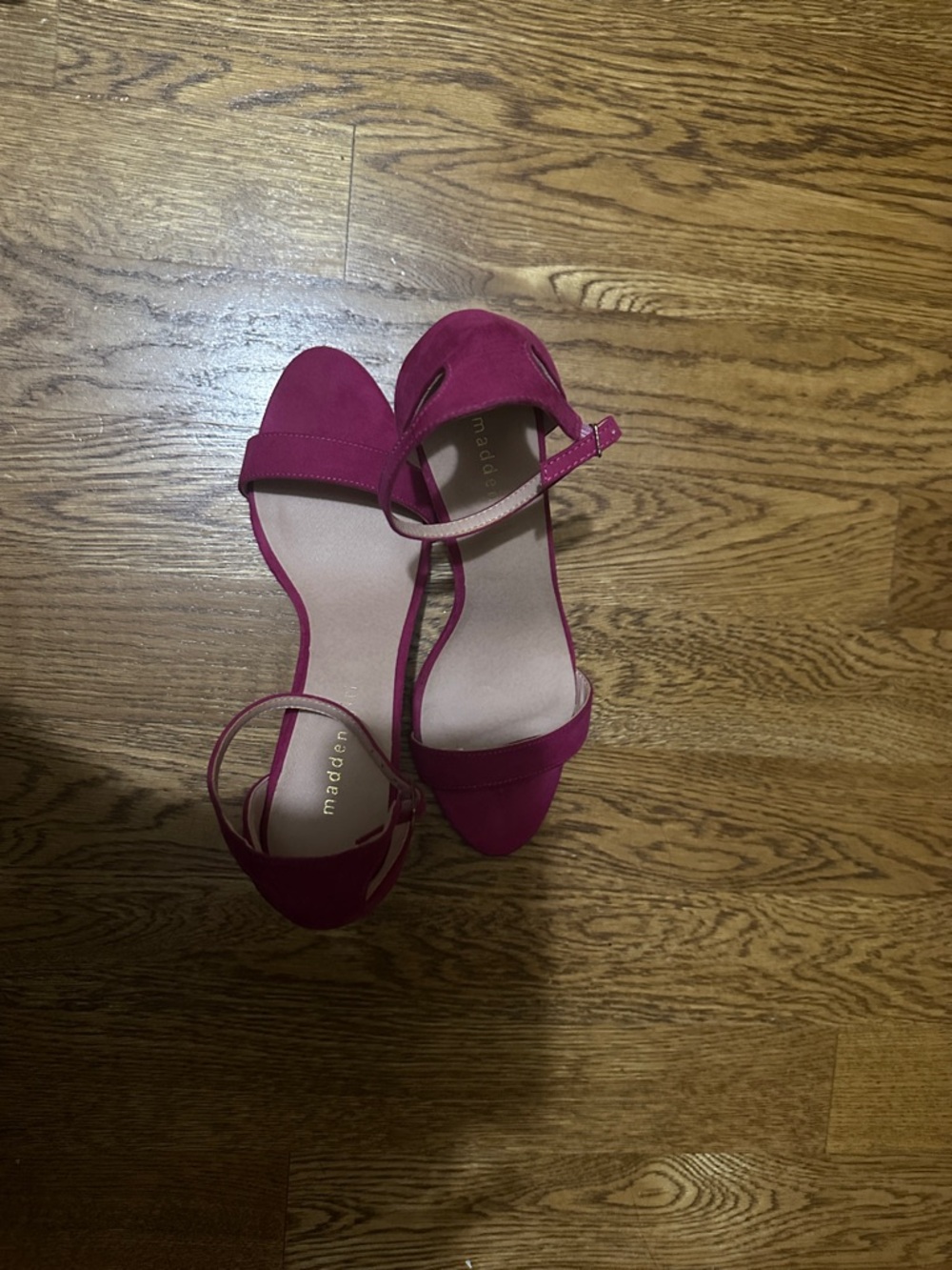 Madden Girl Fuchsia Heeled Sandals